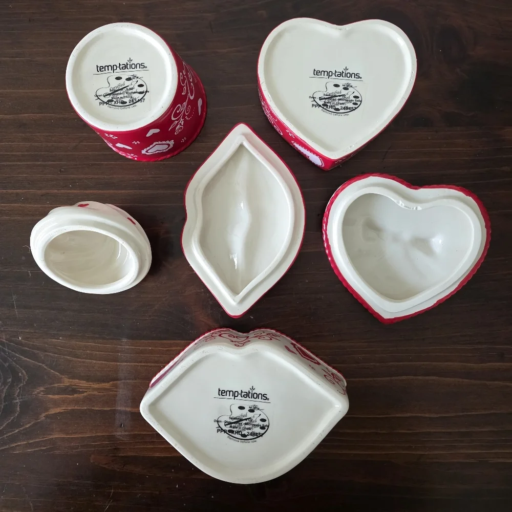 Temp-tations Romance Lidded Ramekins - Set of 3 - Picture 5 of 13